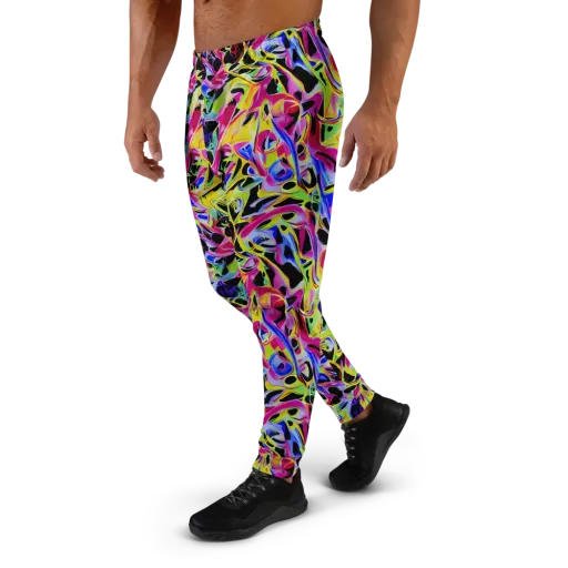 Pulse of Color on a Men's Joggers