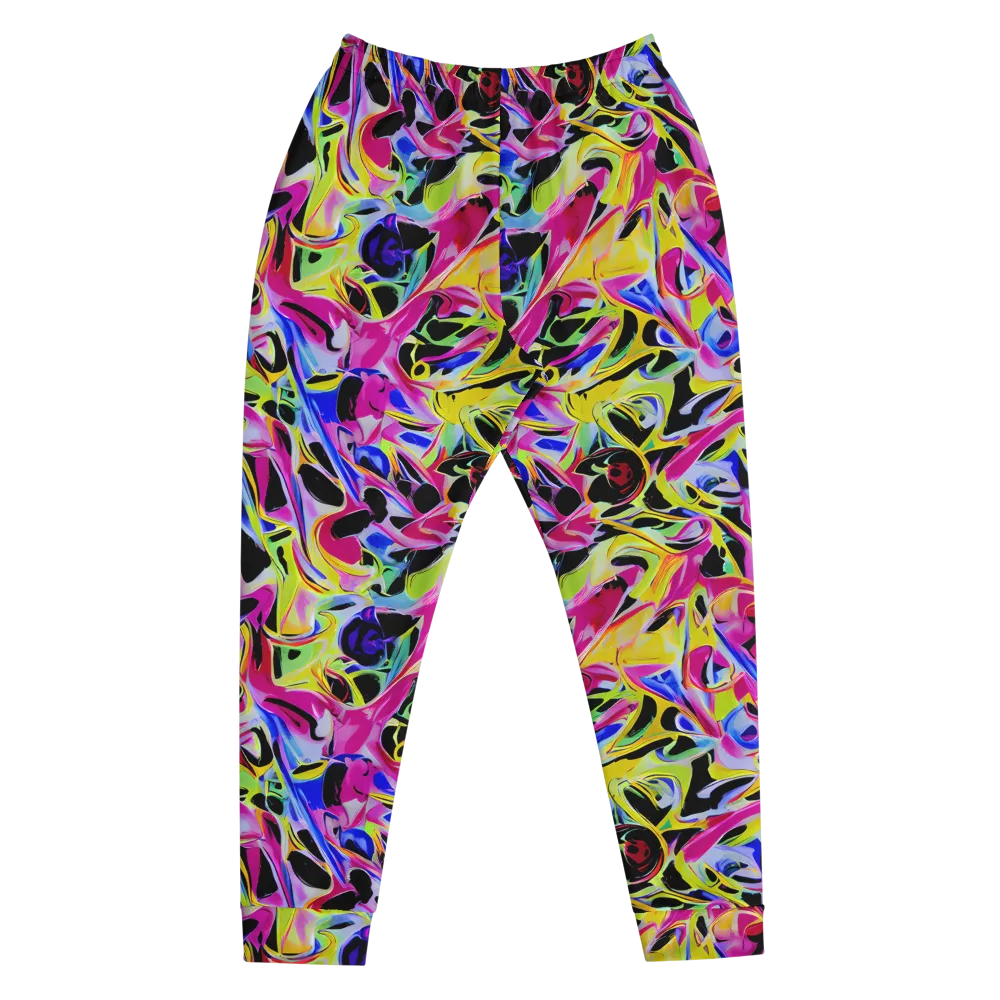 Pulse of Color on Men's Joggers — Front