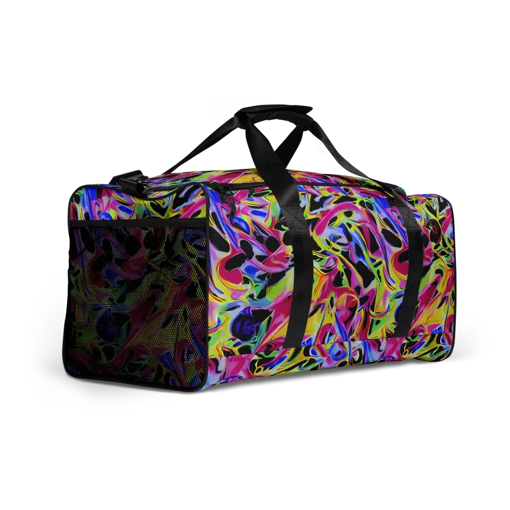 Pulse of Color on Duffle Bag — Right Front