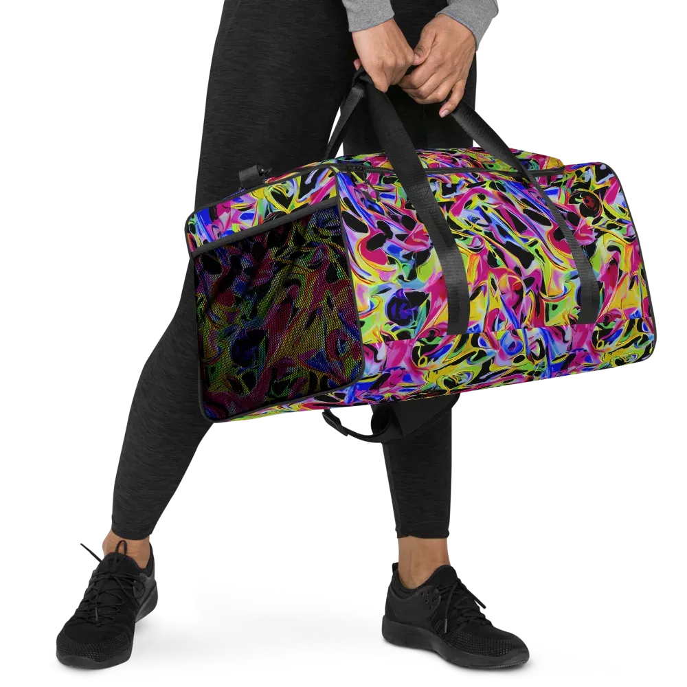 Pulse of Color on Duffle Bag — Right Front