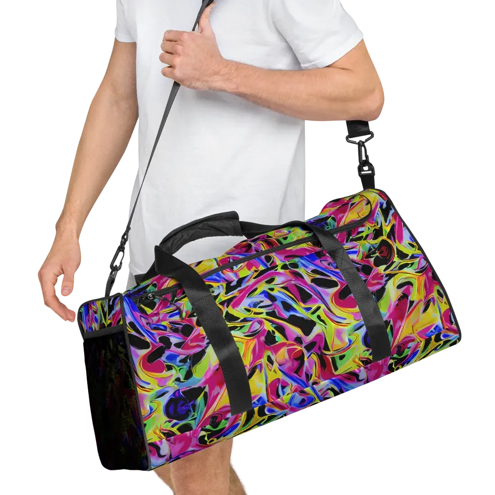 Pulse of Color on Duffle Bag — Right Front