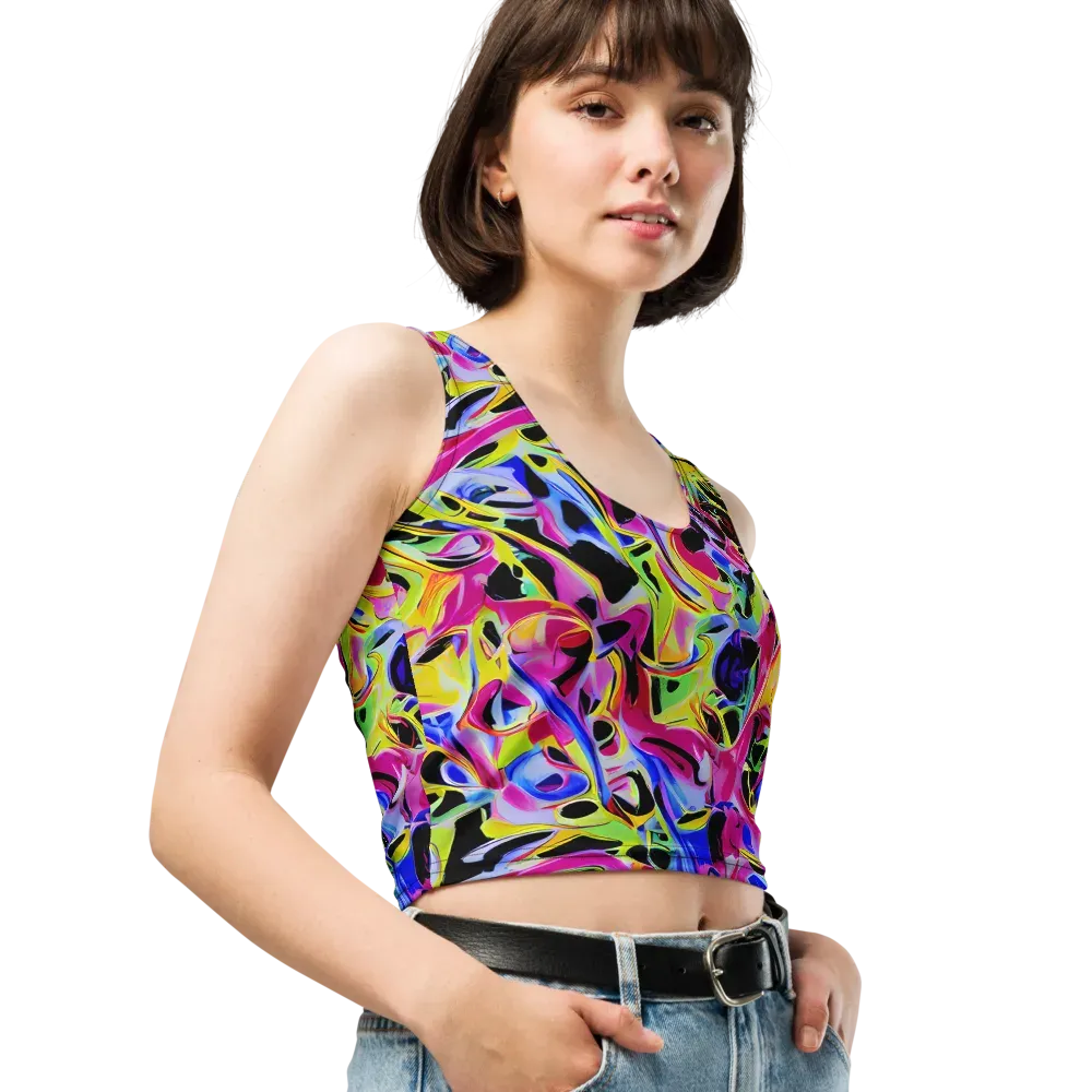 Pulse of Color on Crop Top — Right Front