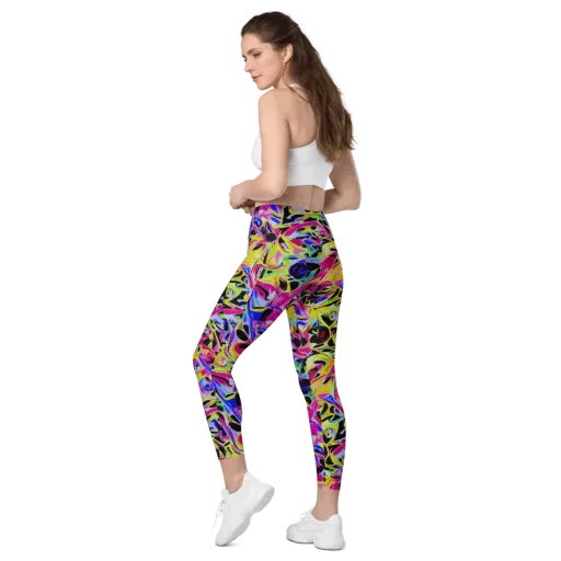 Pulse of Color on a Leggings with Pockets