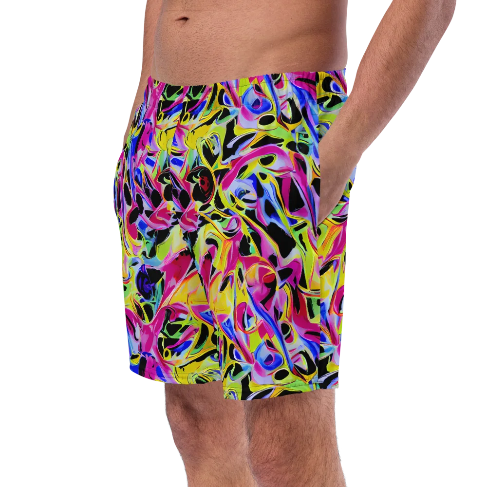 Pulse of Color on Swim Trunks — Left Front