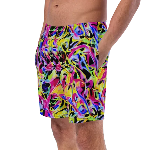 Pulse of Color on a Swim Trunks