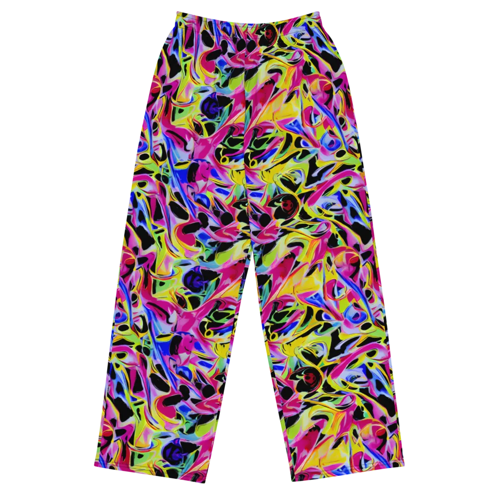 Pulse of Color on Wide-Leg Pants — Front