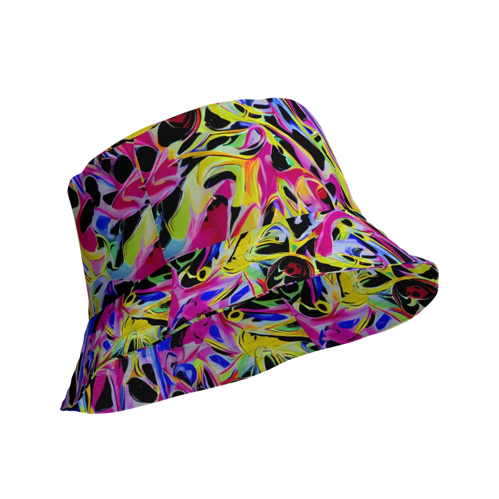 Pulse of Color on Reversible Bucket Hat — Product details Outside