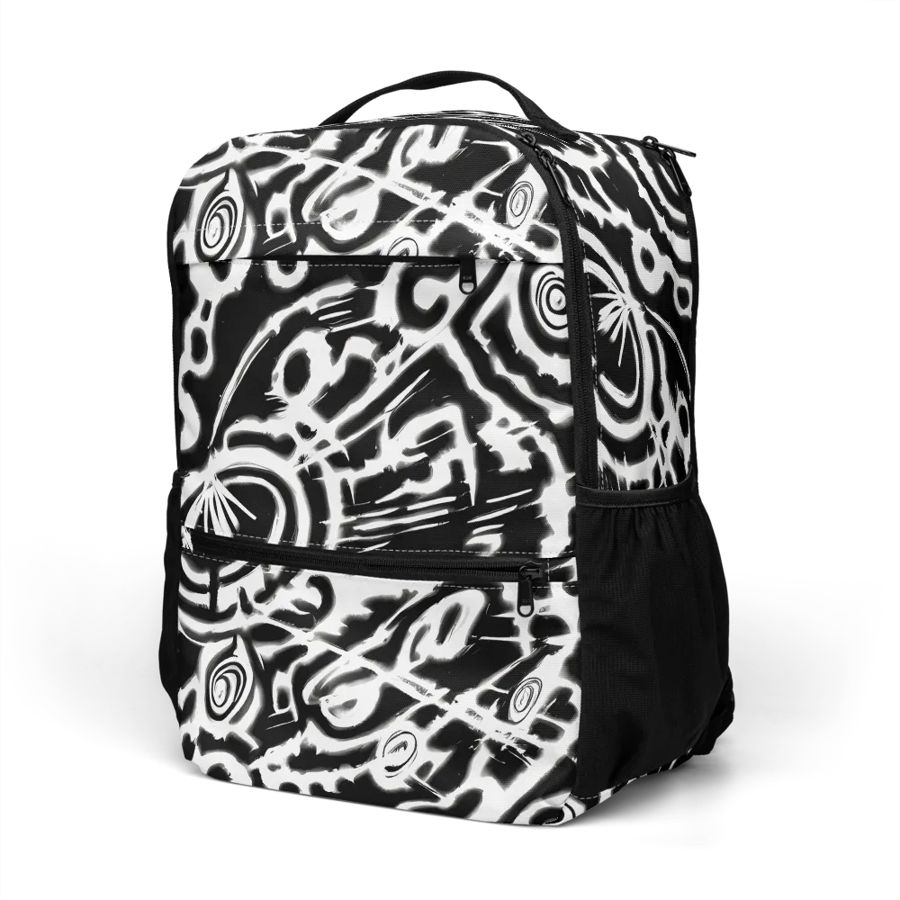 Abstract Undertow on Utility Backpack — Left Front