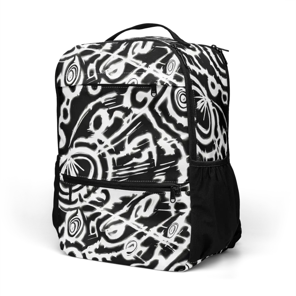 Abstract Undertow on Utility Backpack — Left Front