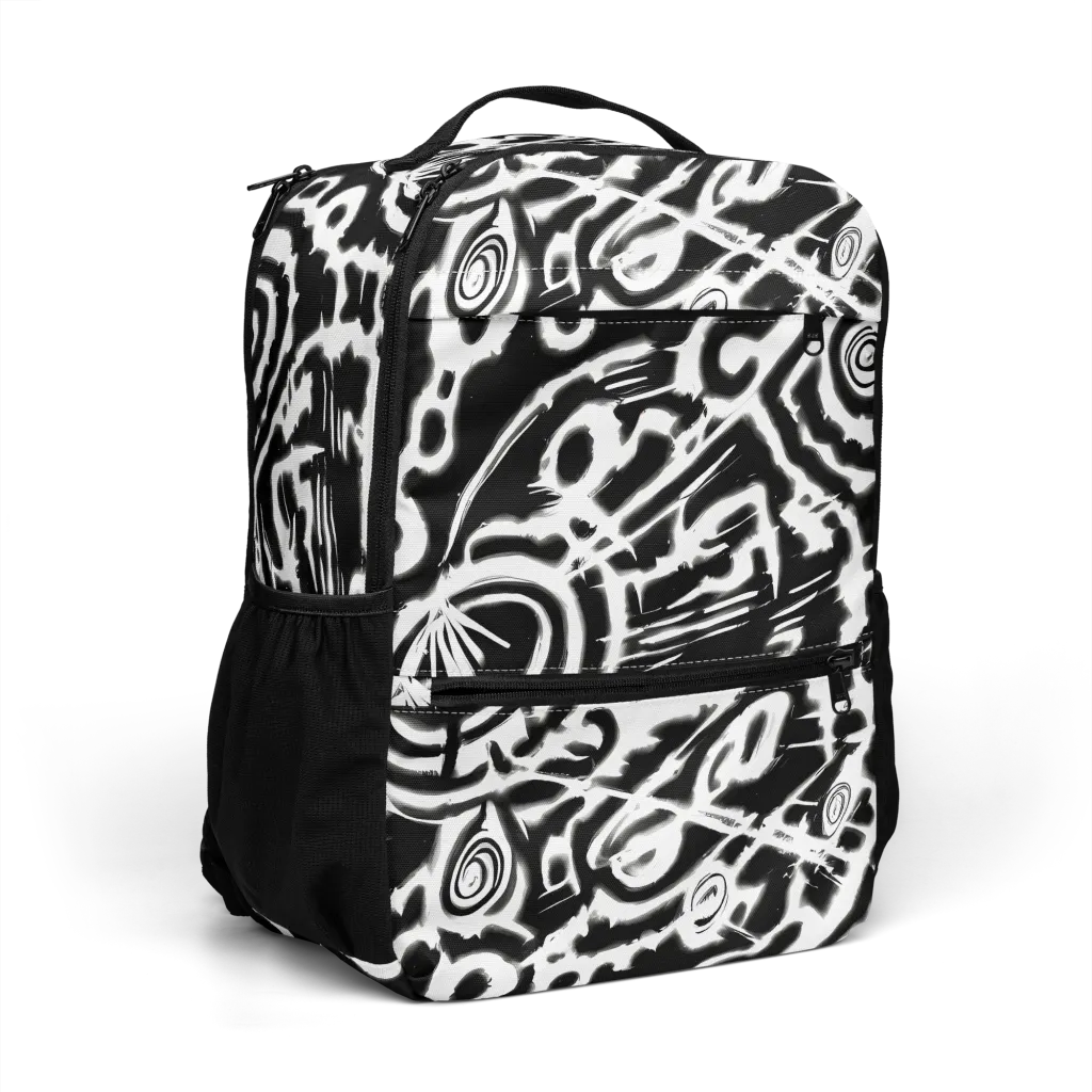 Abstract Undertow on Utility Backpack — Right Front