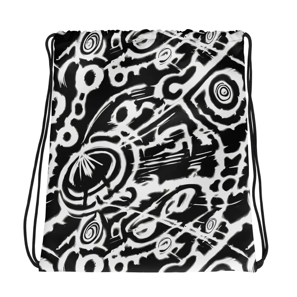 Abstract Undertow on Drawstring Bag — Photo