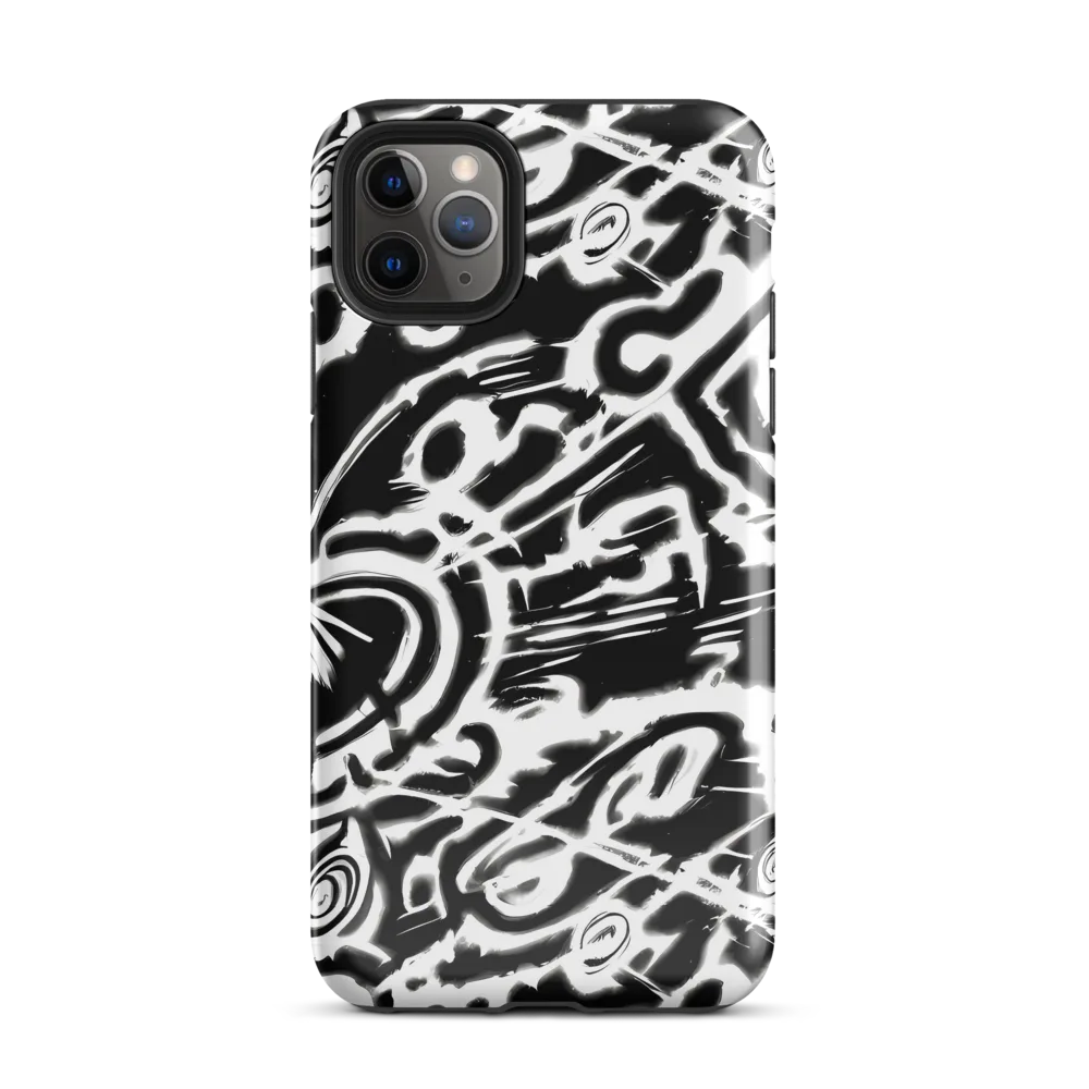 Abstract Undertow on Tough Case for iPhone® — Front