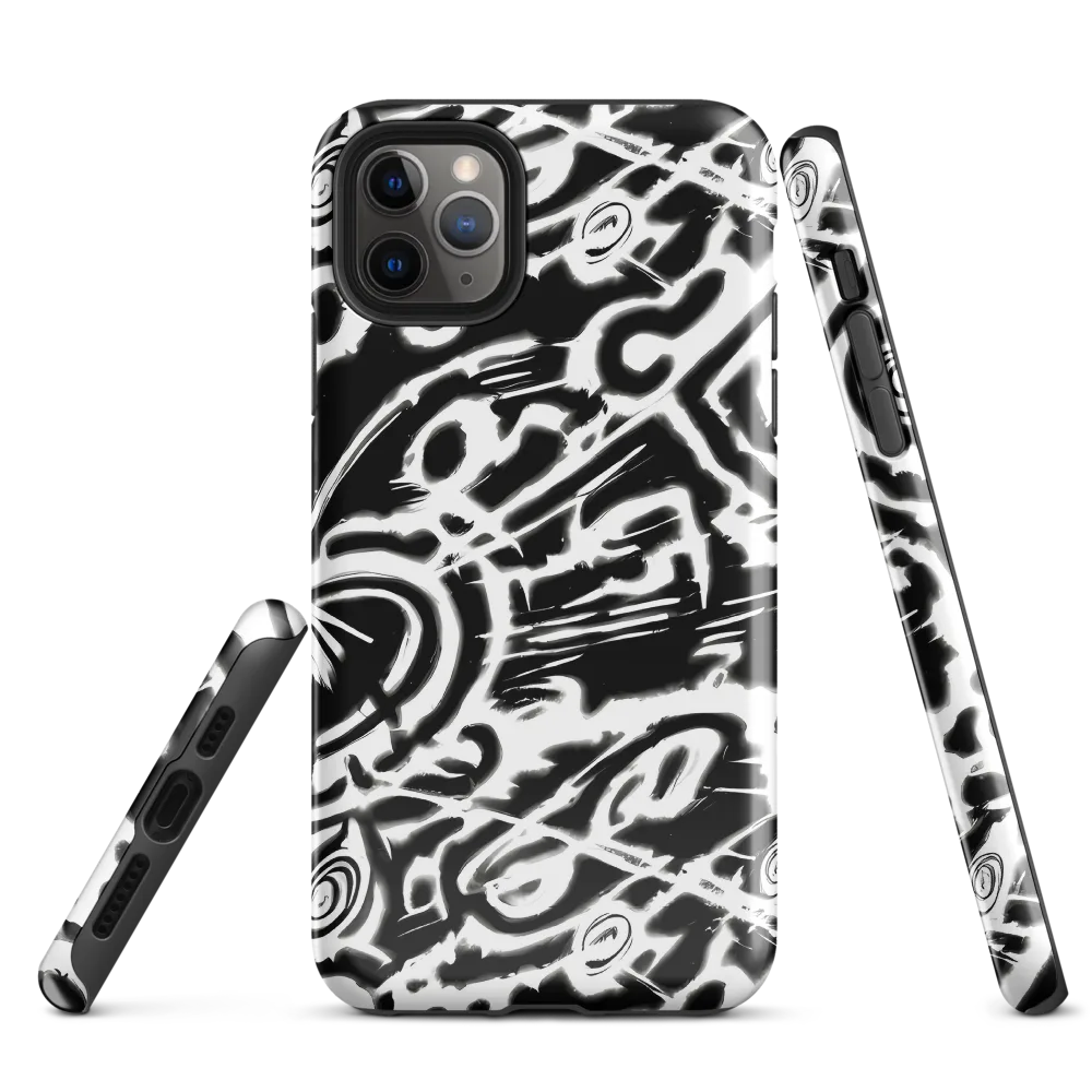 Abstract Undertow on Tough Case for iPhone® — Front