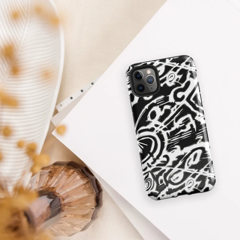 Abstract Undertow on Tough Case for iPhone® — Front
