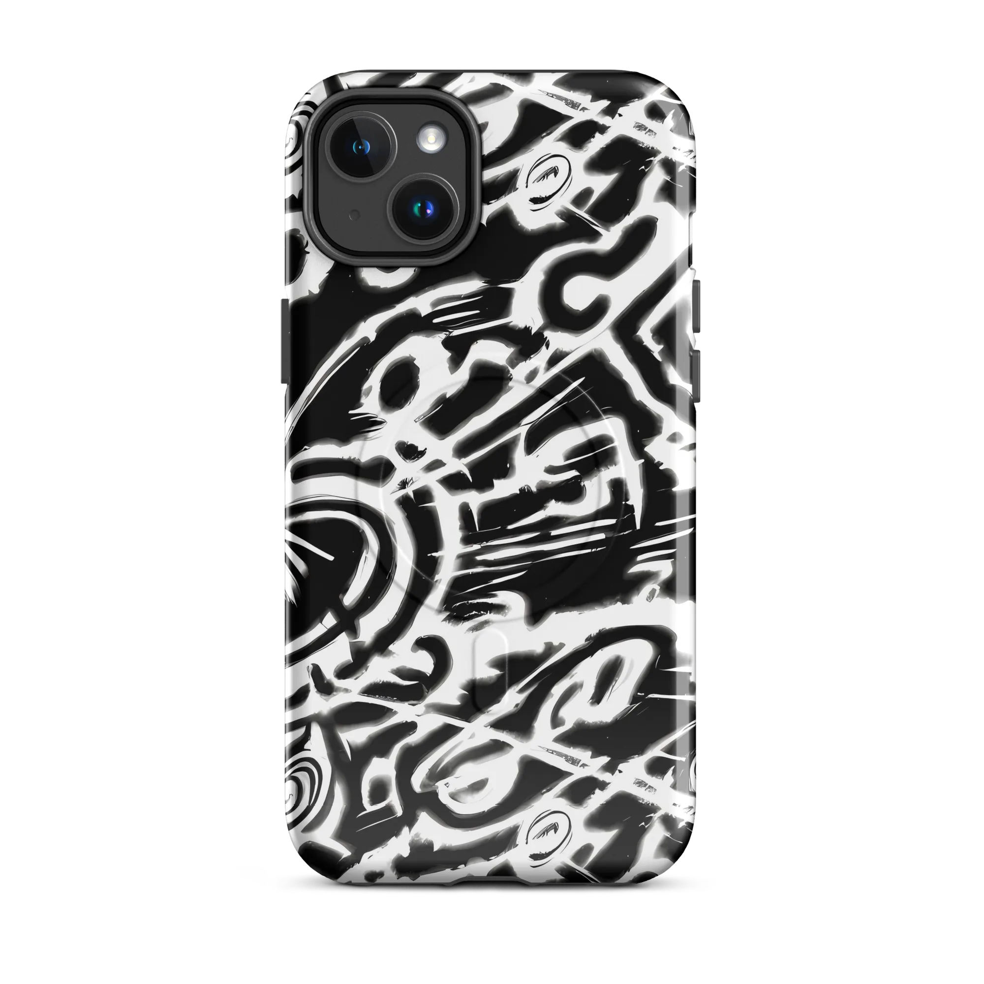 Abstract Undertow on MagSafe Tough Case for iPhone® — Front
