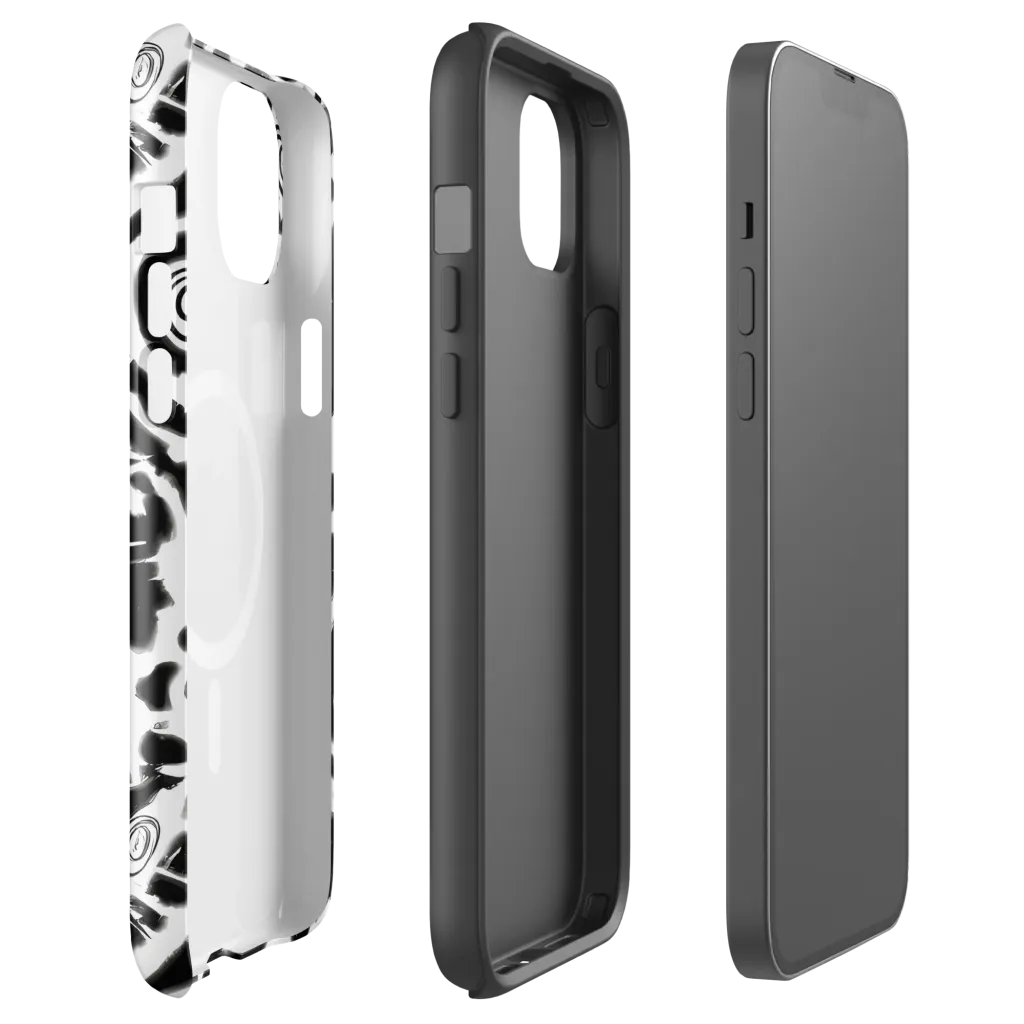 Abstract Undertow on MagSafe Tough Case for iPhone® — Front