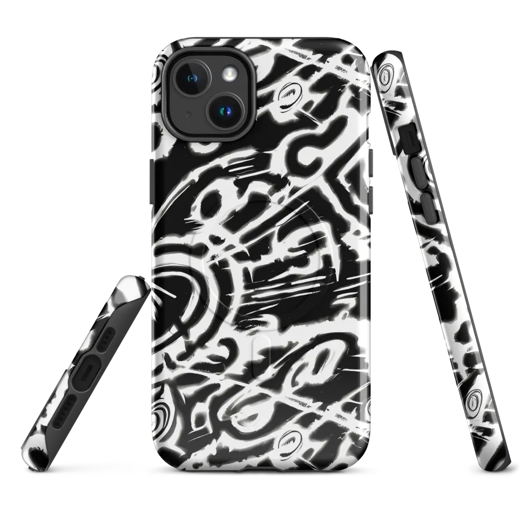 Abstract Undertow on MagSafe Tough Case for iPhone® — Front