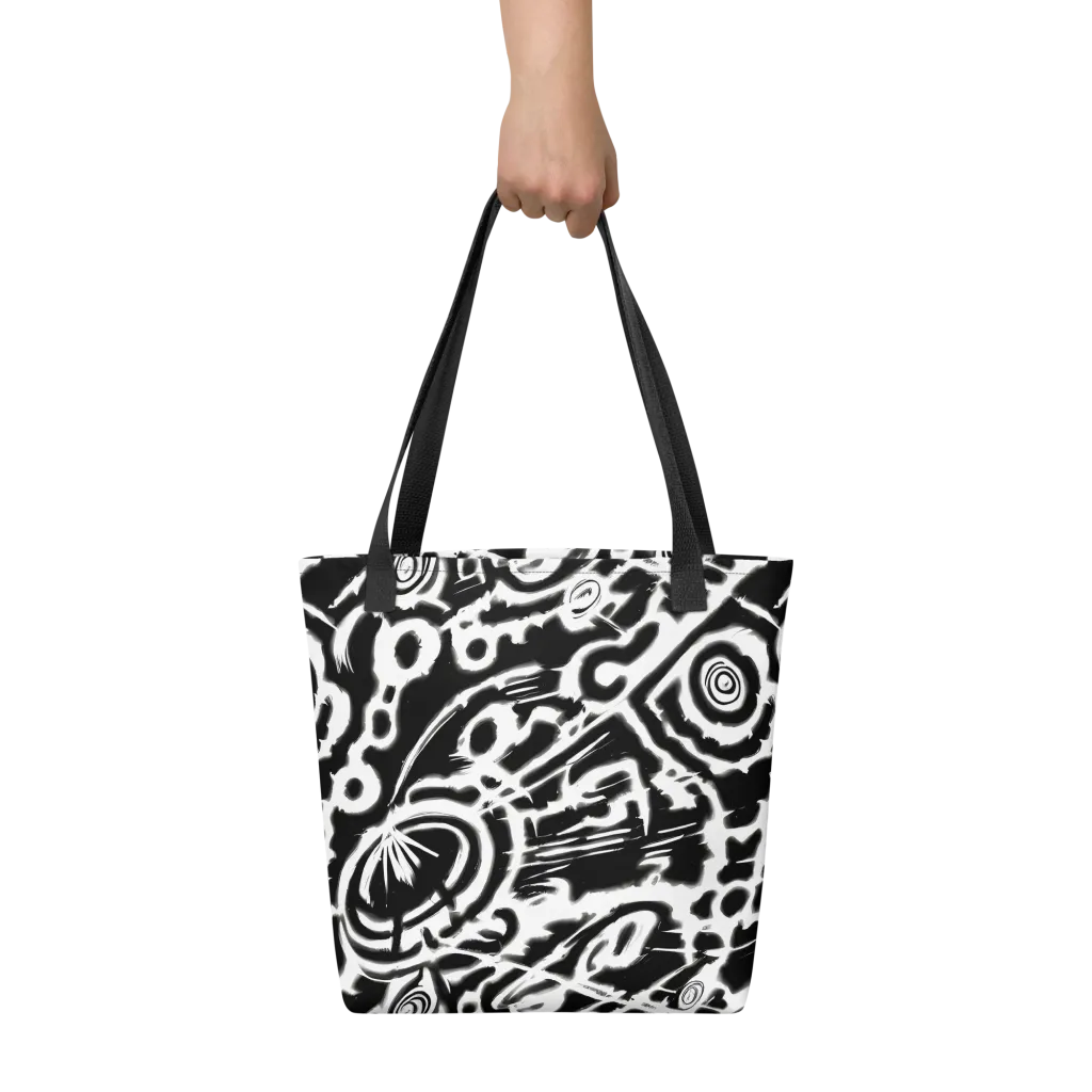 Abstract Undertow on Tote Bag — Front