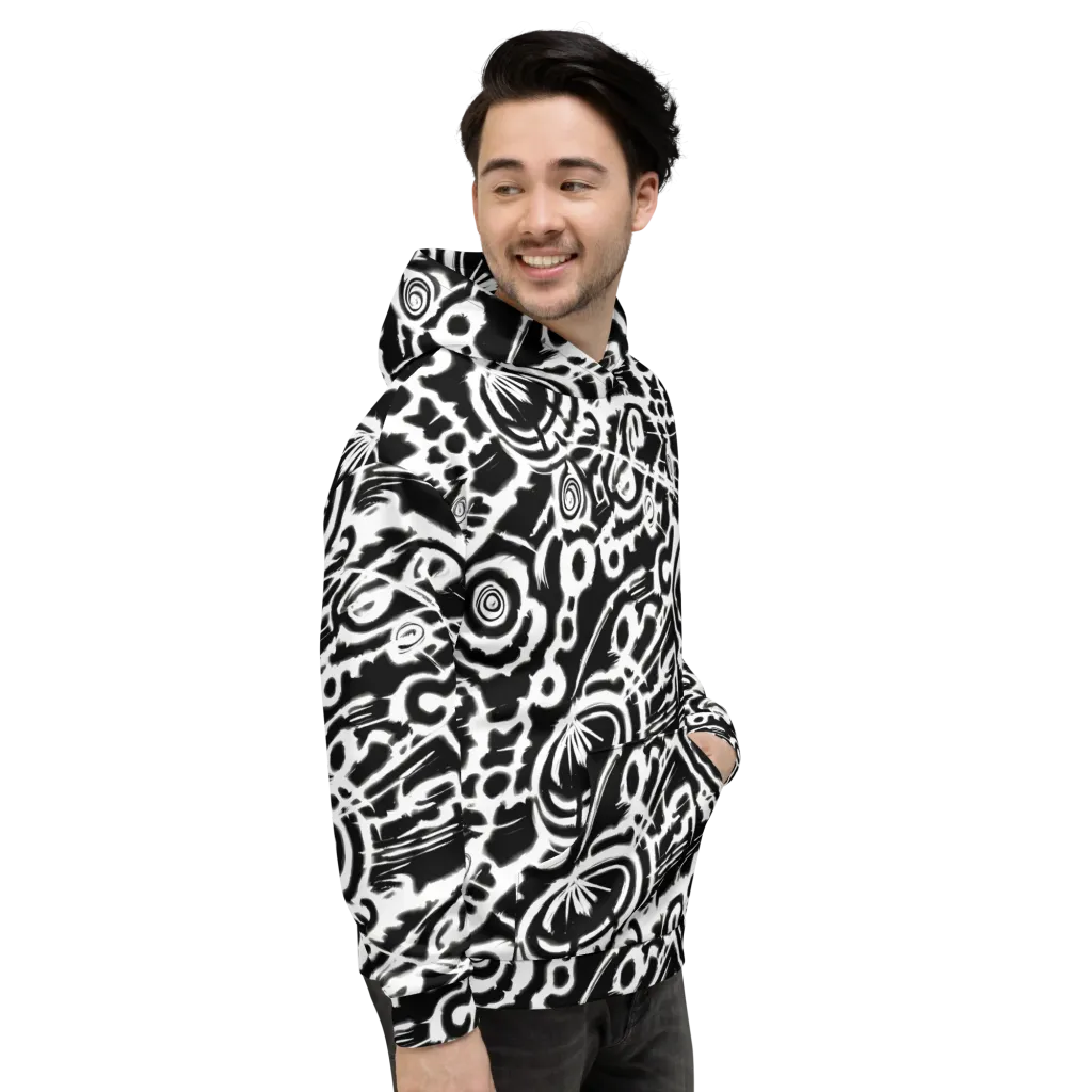 Abstract Undertow on Hoodie — Right