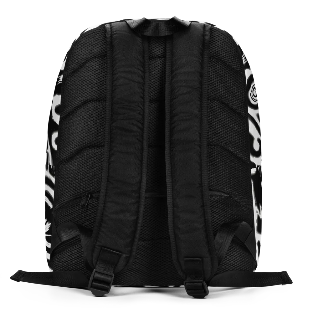 Abstract Undertow on Minimalist Backpack — Back