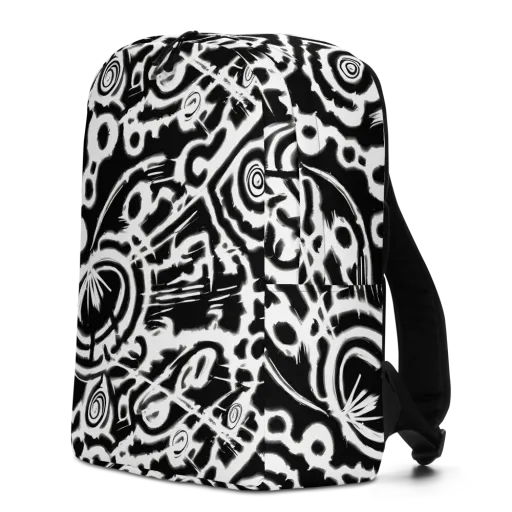 Abstract Undertow on a Minimalist Backpack