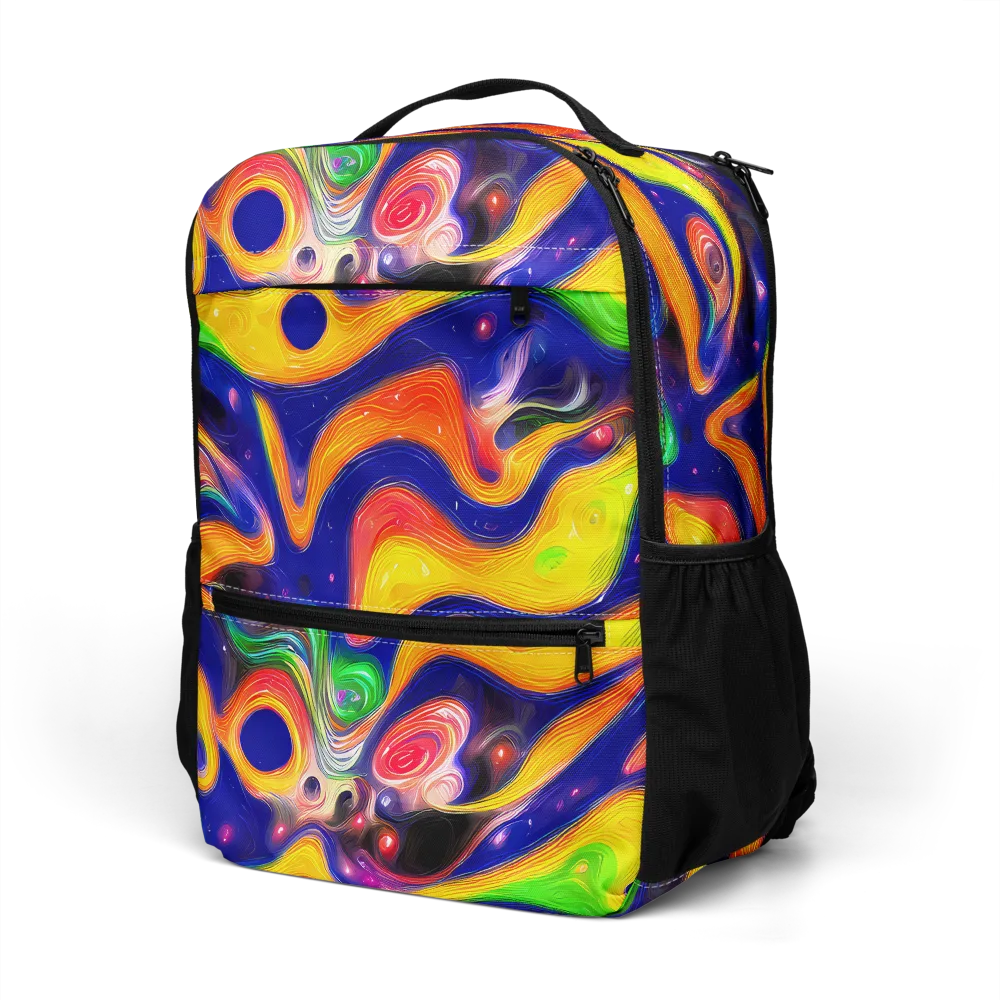 Prismatic Tidalwave on Utility Backpack — Left Front