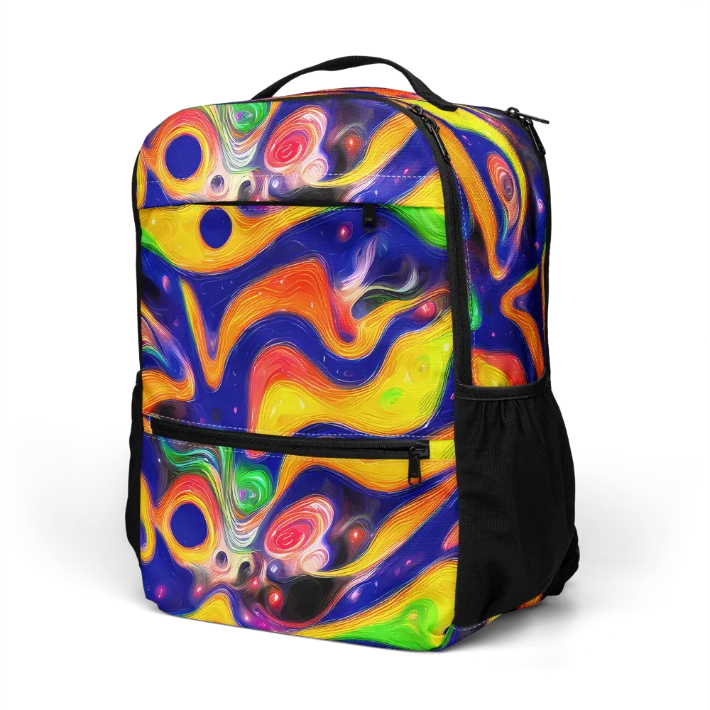 Prismatic Tidalwave on Utility Backpack — Left Front