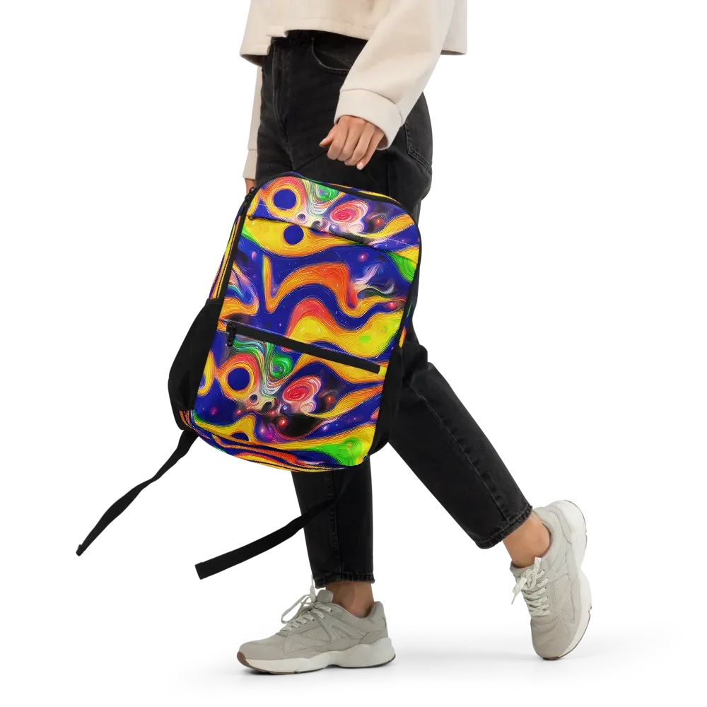 Prismatic Tidalwave on Utility Backpack — Front