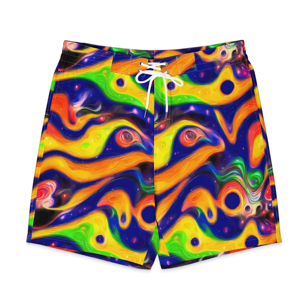 Prismatic Tidalwave on Men's Board Shorts — Front