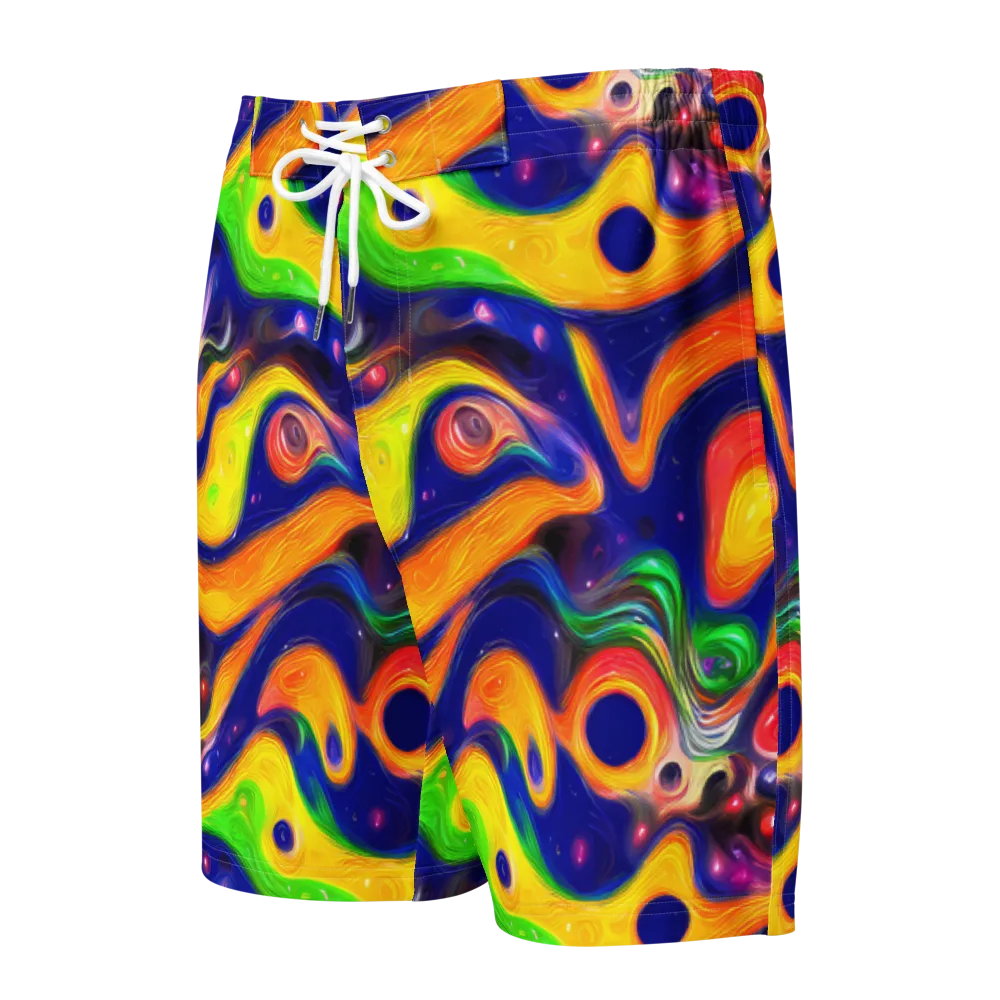 Prismatic Tidalwave on Men's Board Shorts — Front
