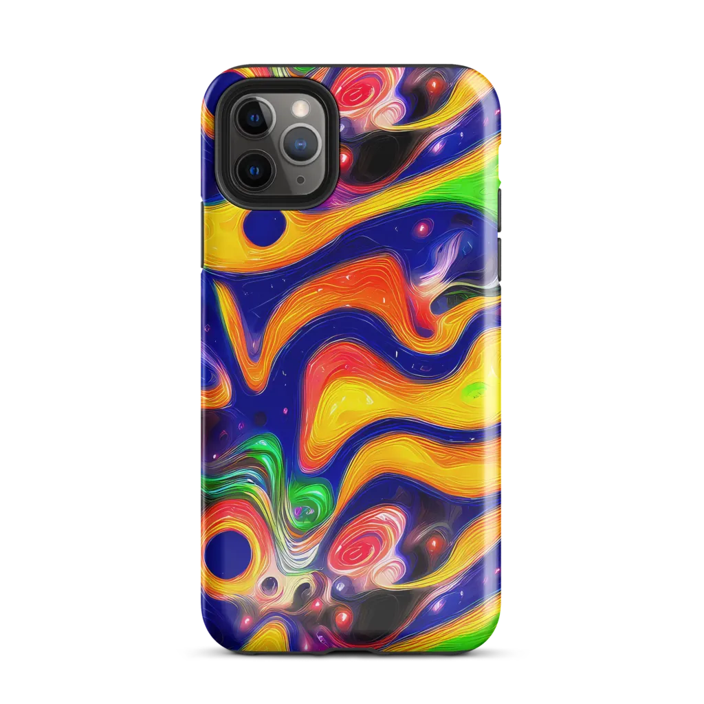 Prismatic Tidalwave on Tough Case for iPhone® — Front