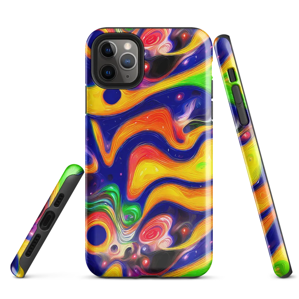 Prismatic Tidalwave on Tough Case for iPhone® — Front