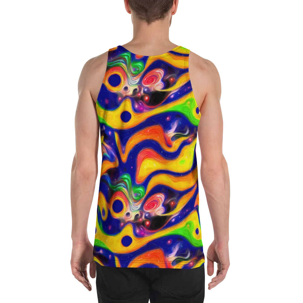 Prismatic Tidalwave on Men's Tank Top — Back