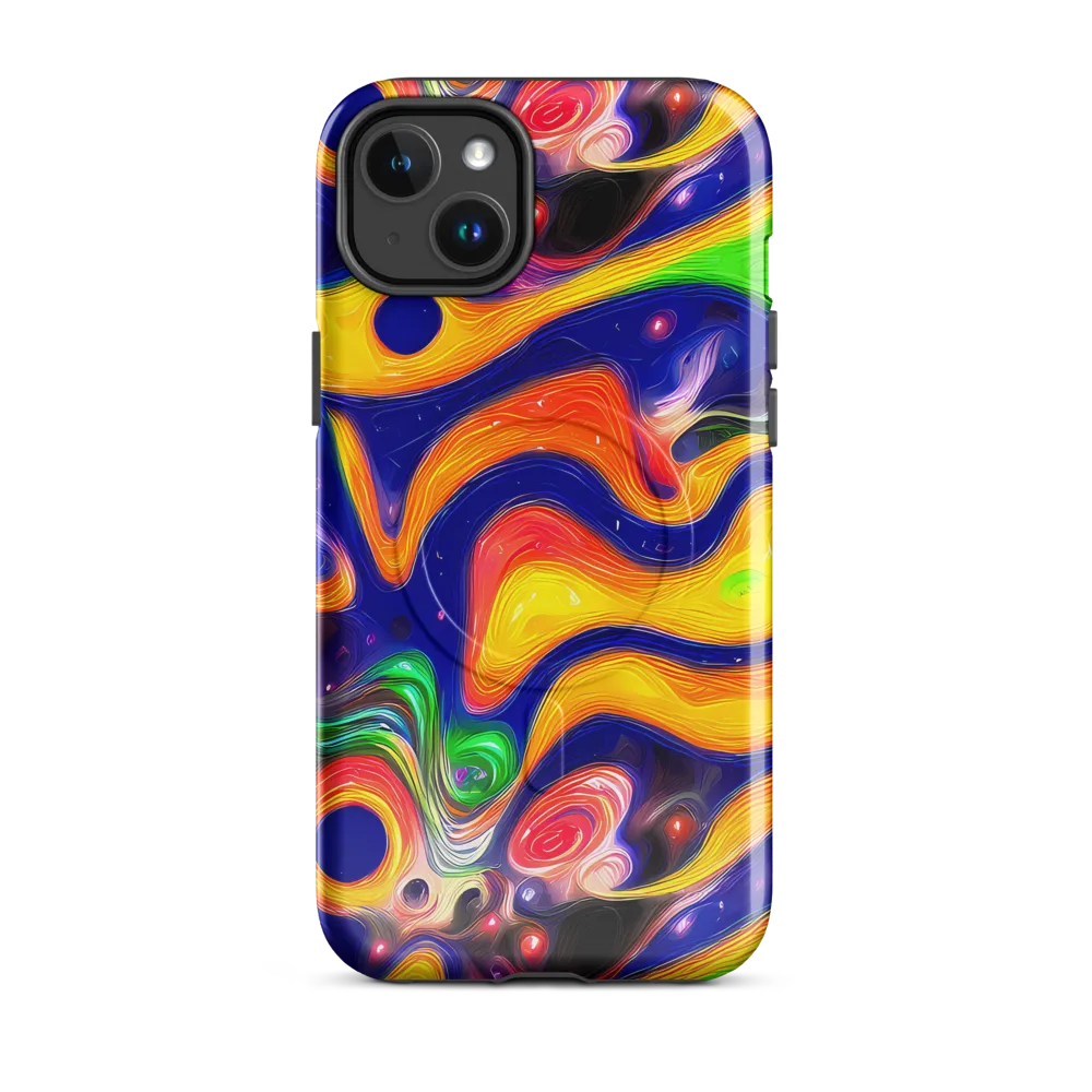 Prismatic Tidalwave on MagSafe Tough Case for iPhone® — Front