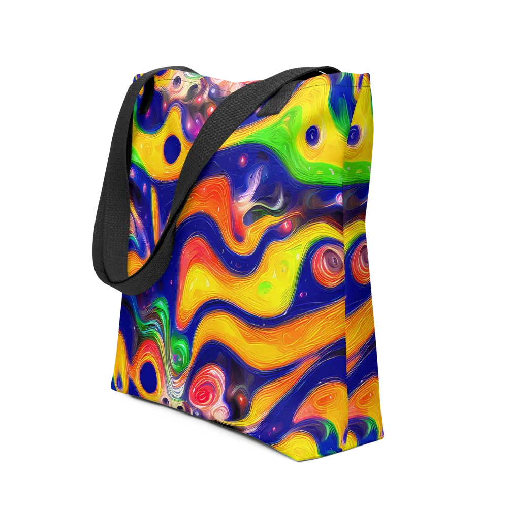 Prismatic Tidalwave on Tote Bag — Front