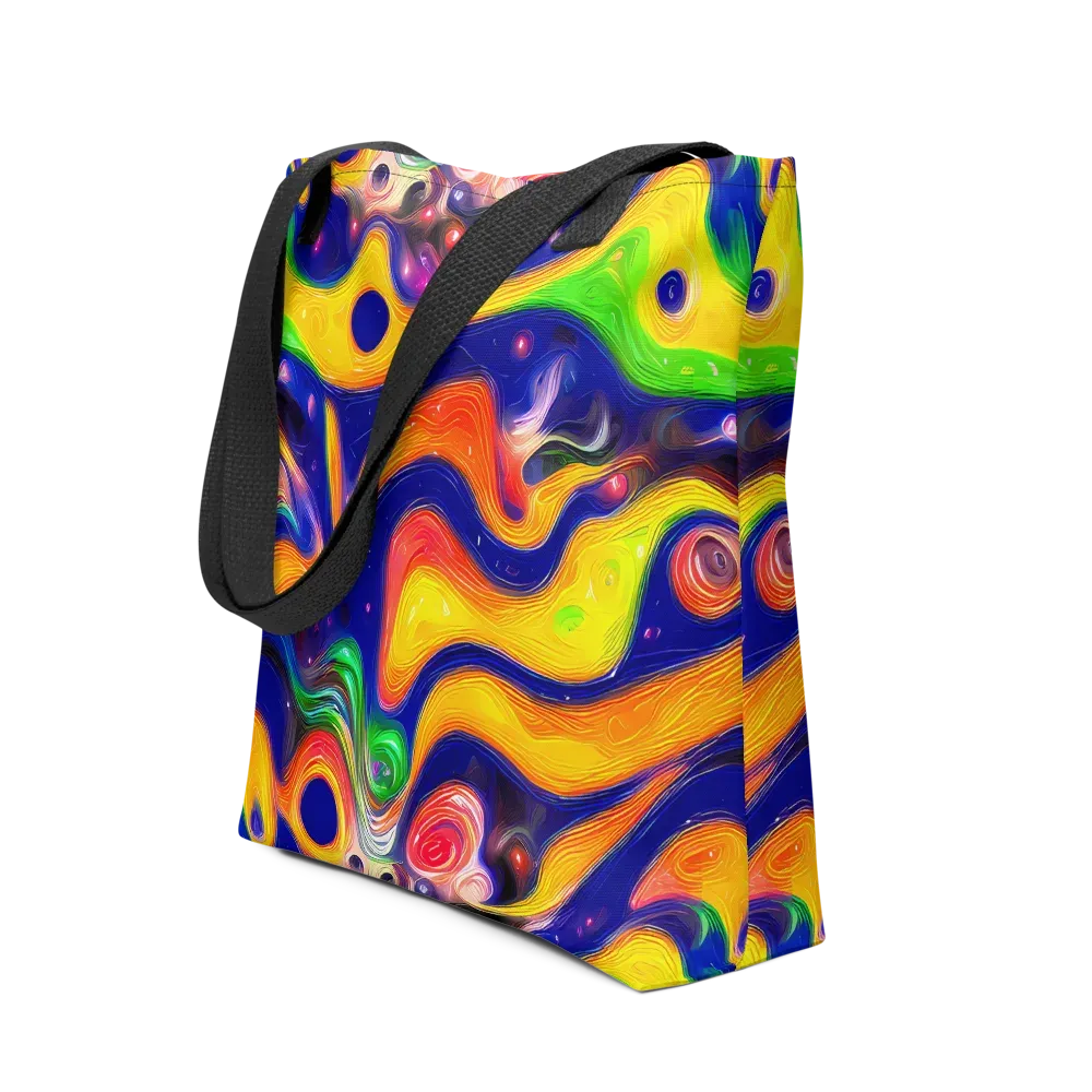 Prismatic Tidalwave on Tote Bag — Front