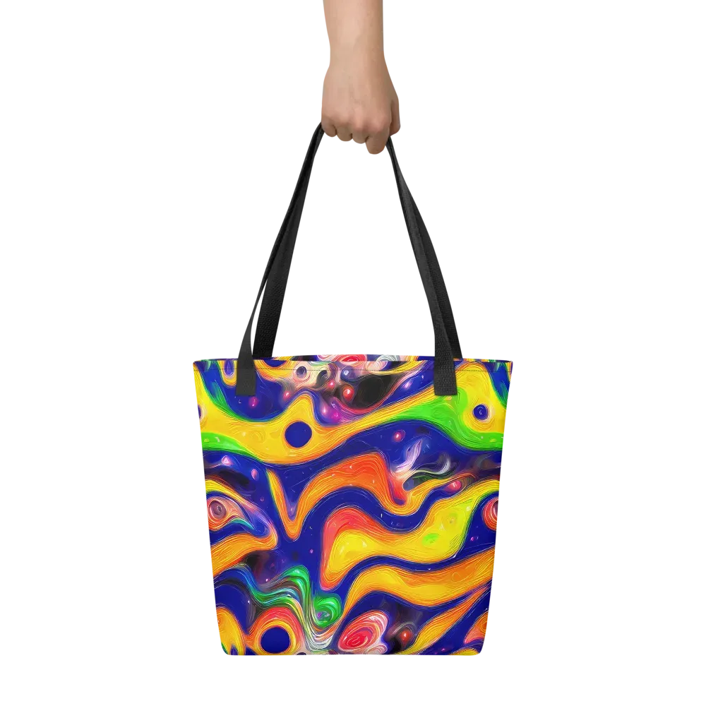 Prismatic Tidalwave on Tote Bag — Front