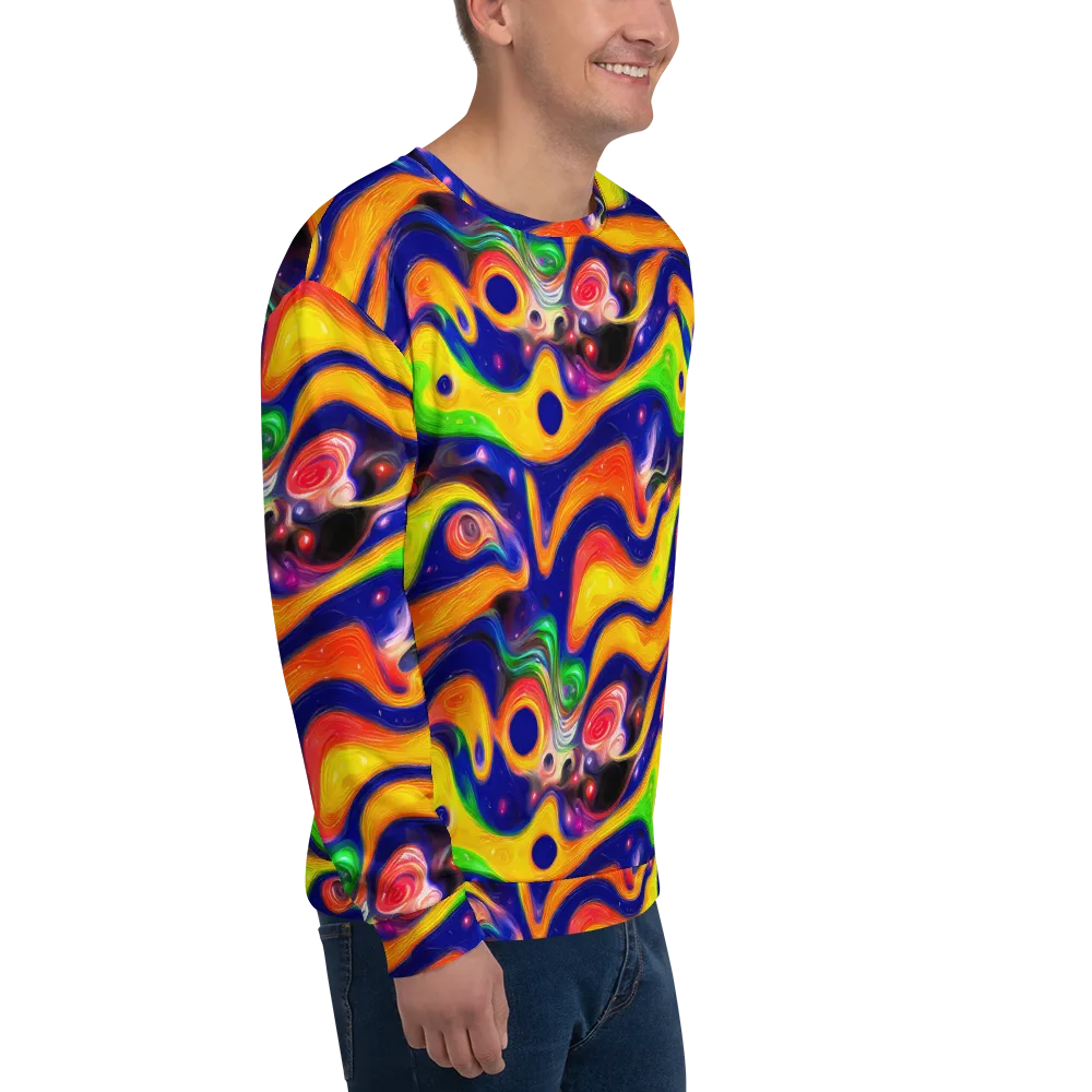 Prismatic Tidalwave on Sweatshirt — Right Front