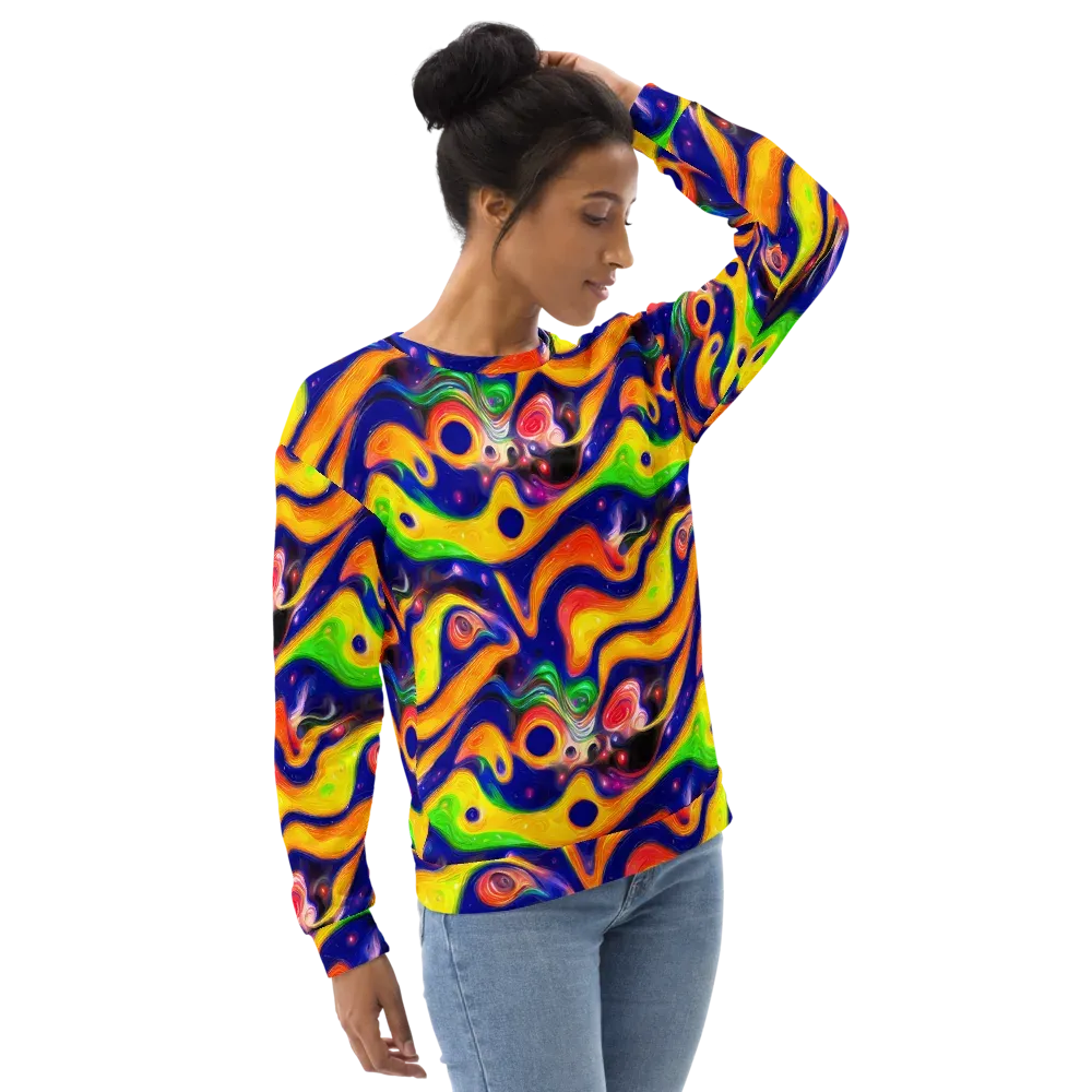 Prismatic Tidalwave on Sweatshirt — Right Front