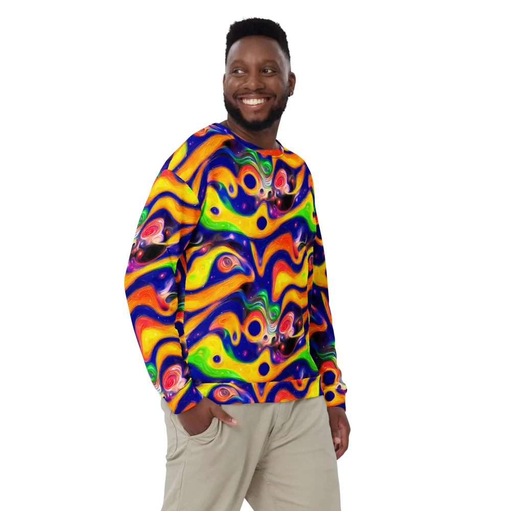Prismatic Tidalwave on Sweatshirt — Front