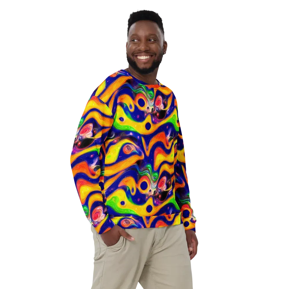 Prismatic Tidalwave on Sweatshirt — Front
