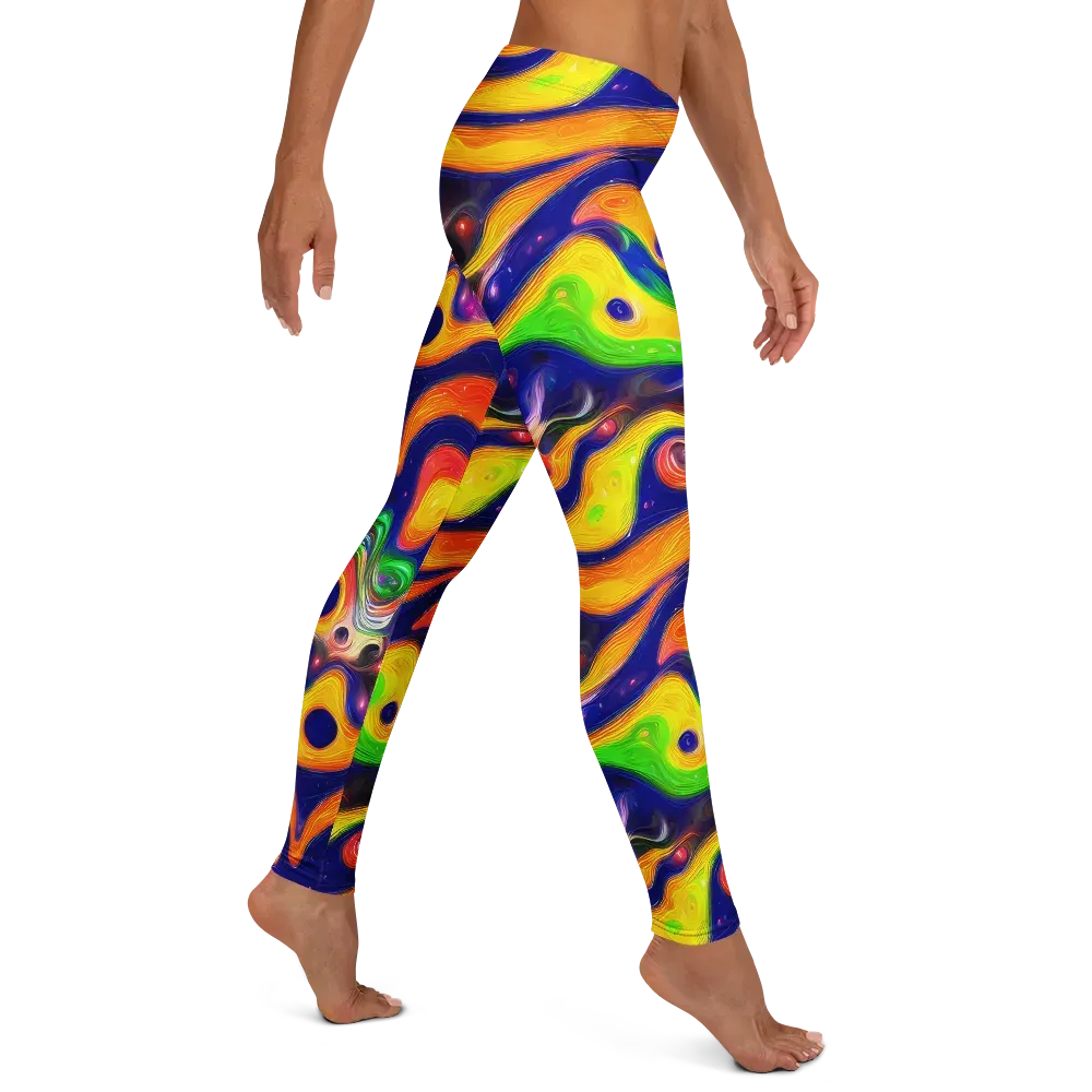Prismatic Tidalwave on Leggings — Right
