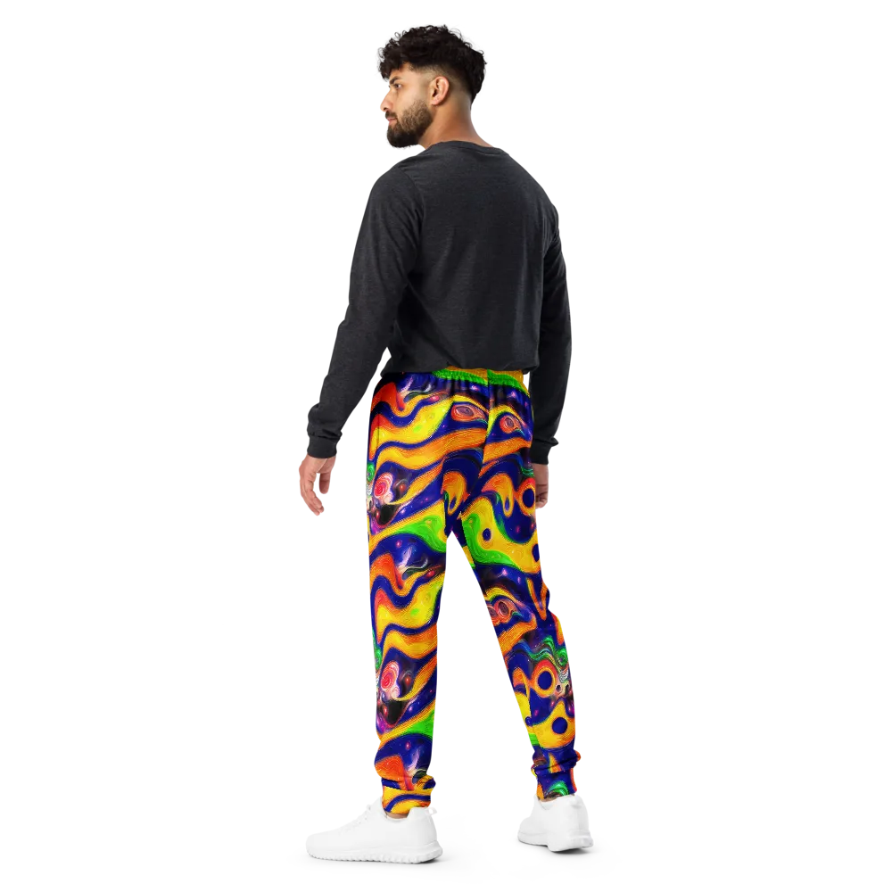 Prismatic Tidalwave on Men's Joggers — Back