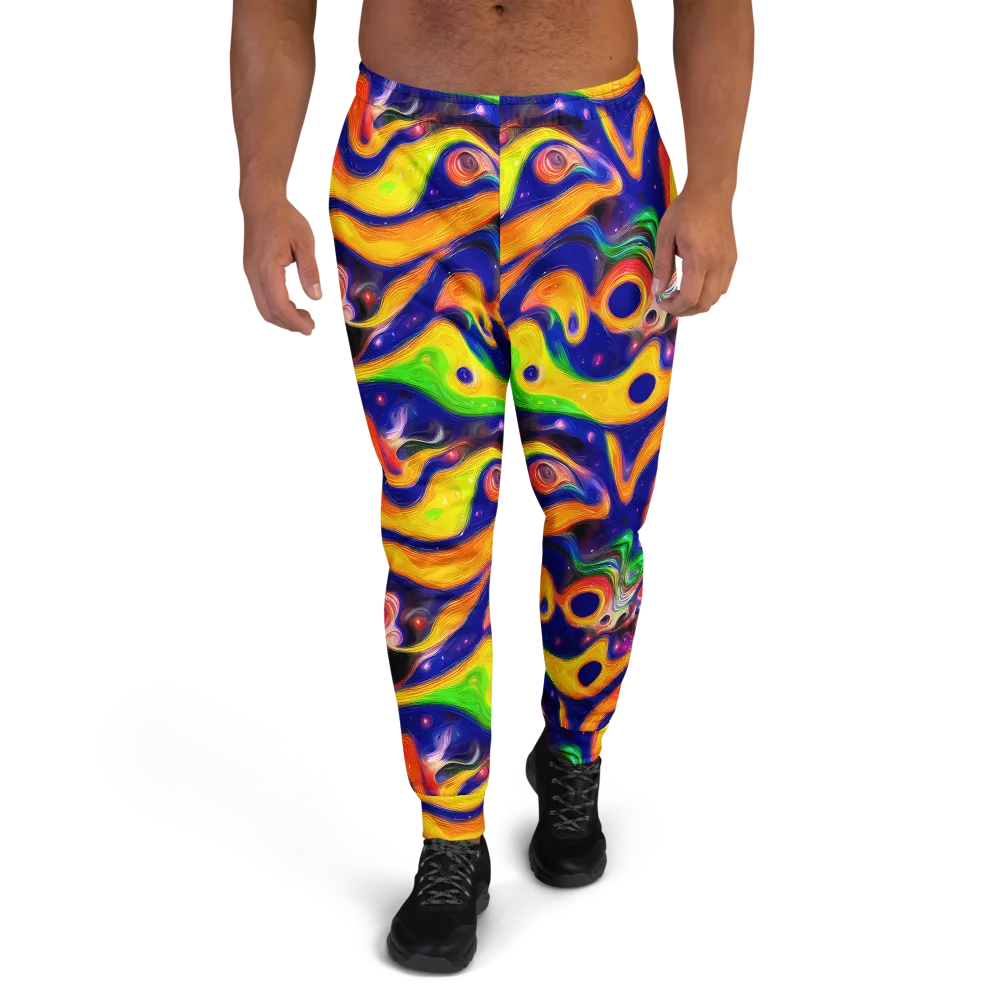 Prismatic Tidalwave on Men's Joggers — Front