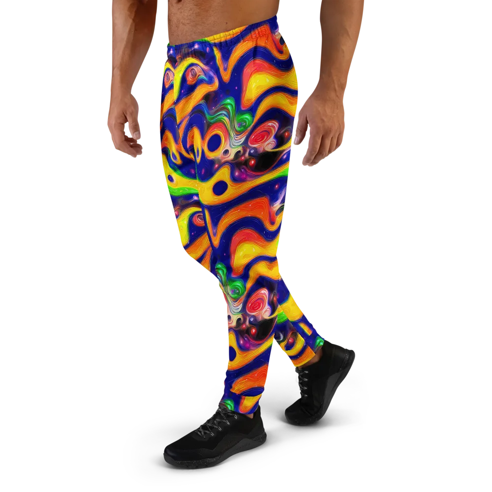 Prismatic Tidalwave on Men's Joggers — Left