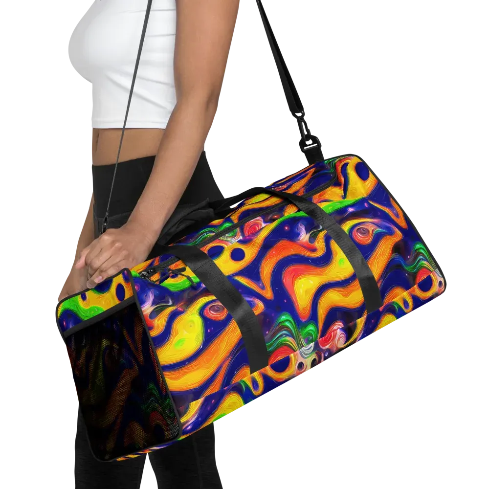 Prismatic Tidalwave on Duffle Bag — Front
