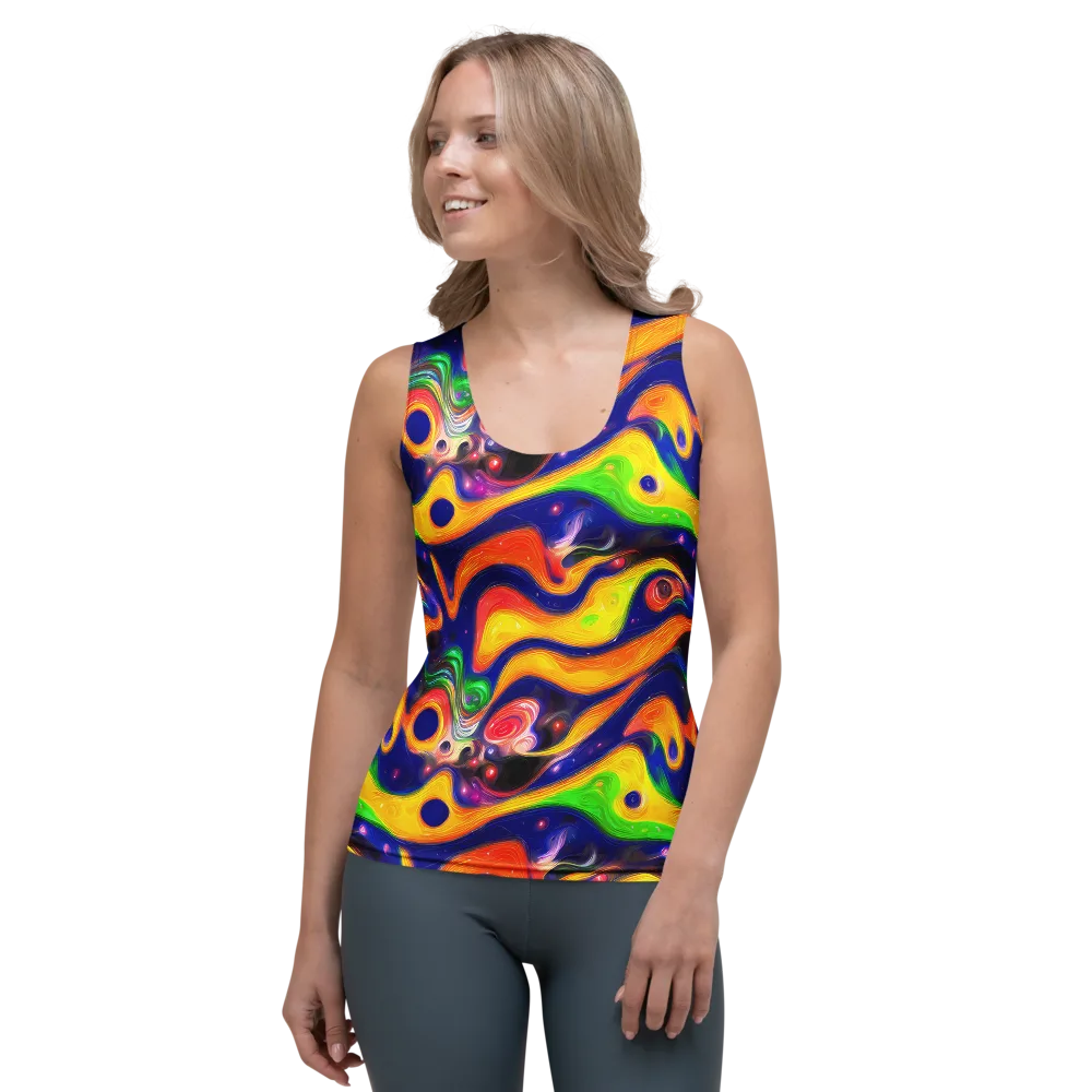 Prismatic Tidalwave on Women's Tank Top — Front