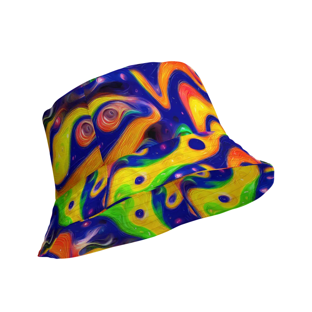 Prismatic Tidalwave on Reversible Bucket Hat — Product details Outside