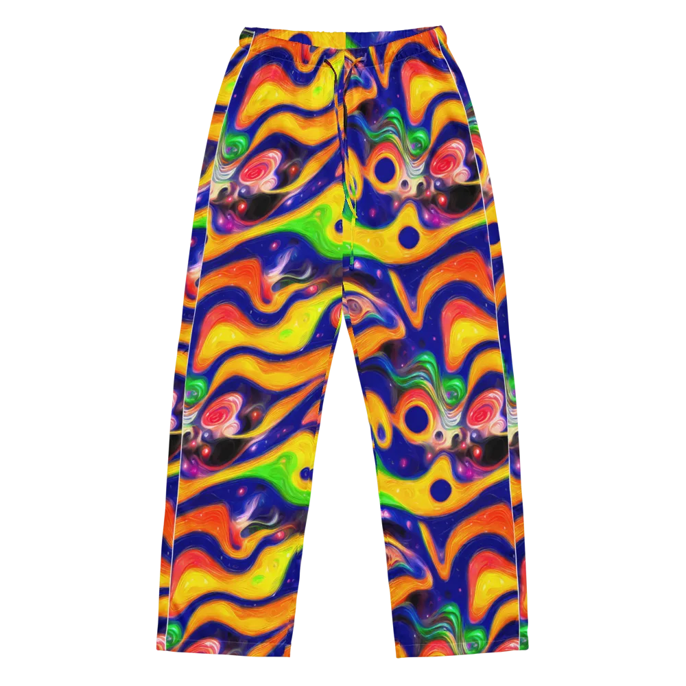 Prismatic Tidalwave on Women's Pajama Pants — Front