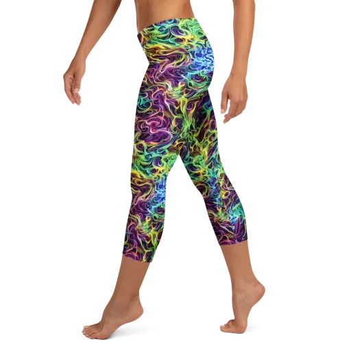 Emberlight Spiral on a Capri Leggings